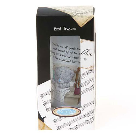 Best Teacher Me to You Bear Glass £2.99